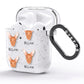 Pharaoh Hound Icon with Name AirPods Glitter Case Side Image