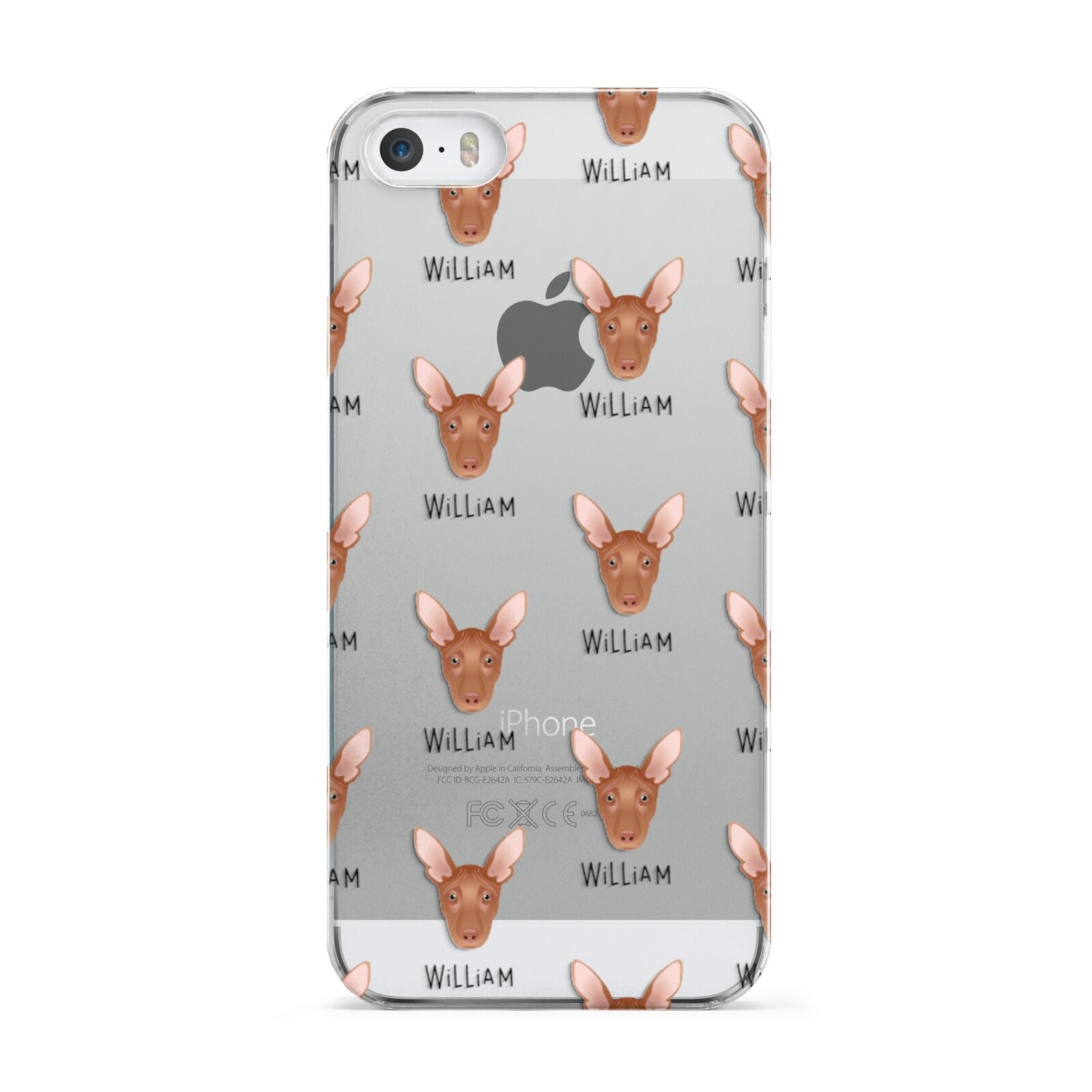 Pharaoh Hound Icon with Name Apple iPhone 5 Case