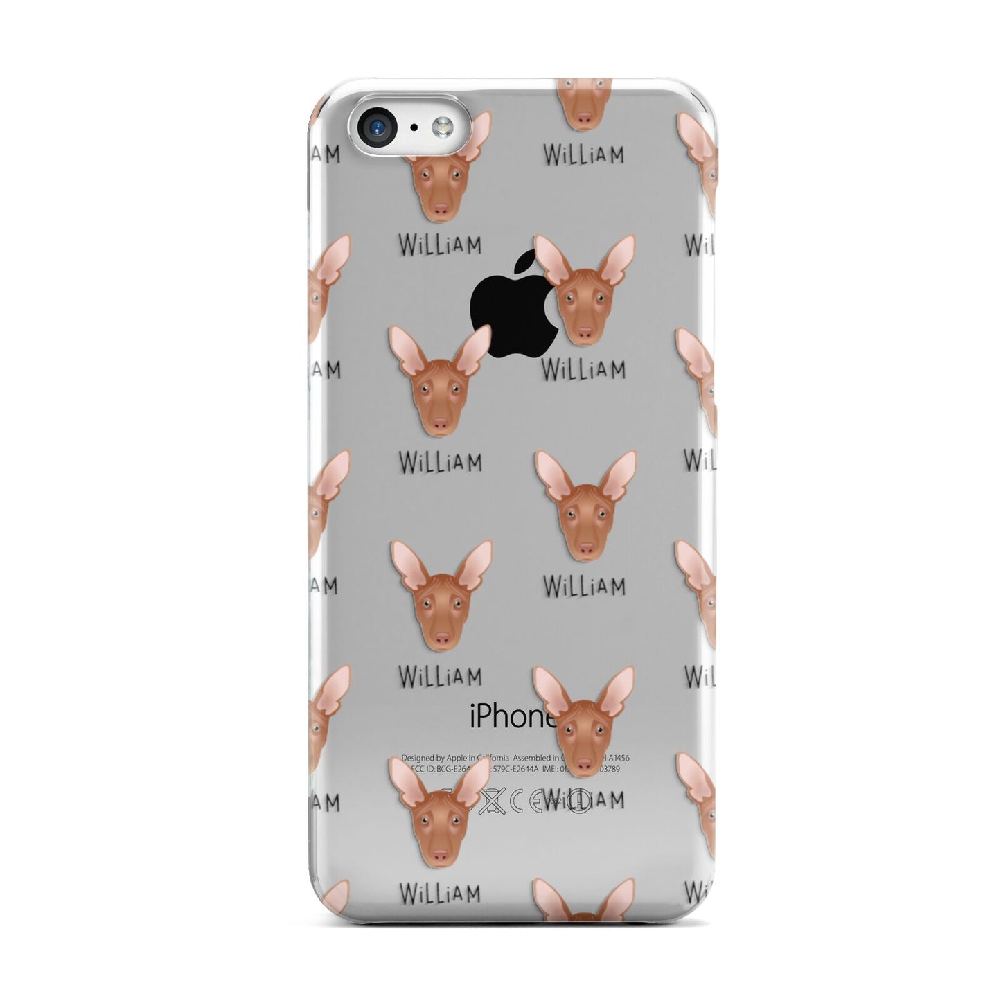 Pharaoh Hound Icon with Name Apple iPhone 5c Case