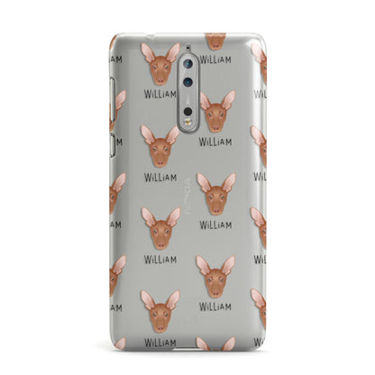 Pharaoh Hound Icon with Name Nokia Case