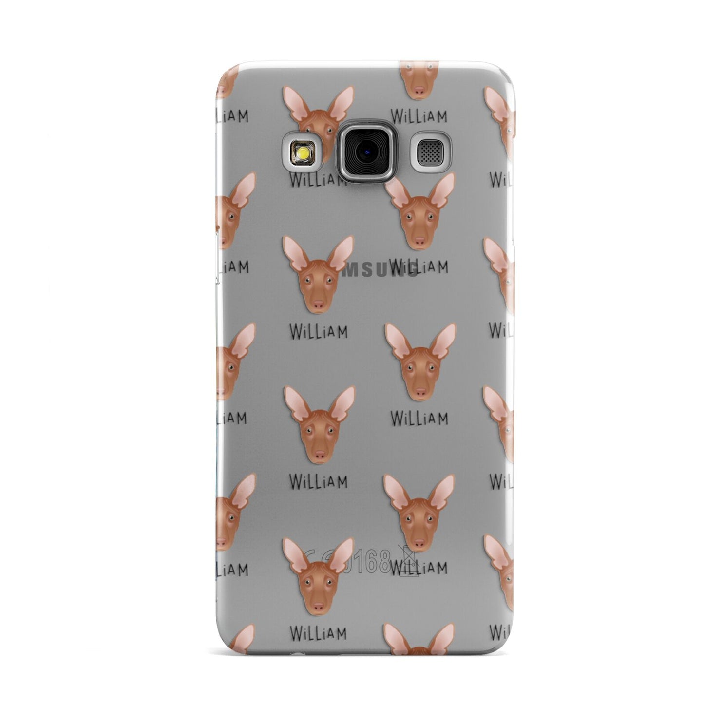 Pharaoh Hound Icon with Name Samsung Galaxy A3 Case