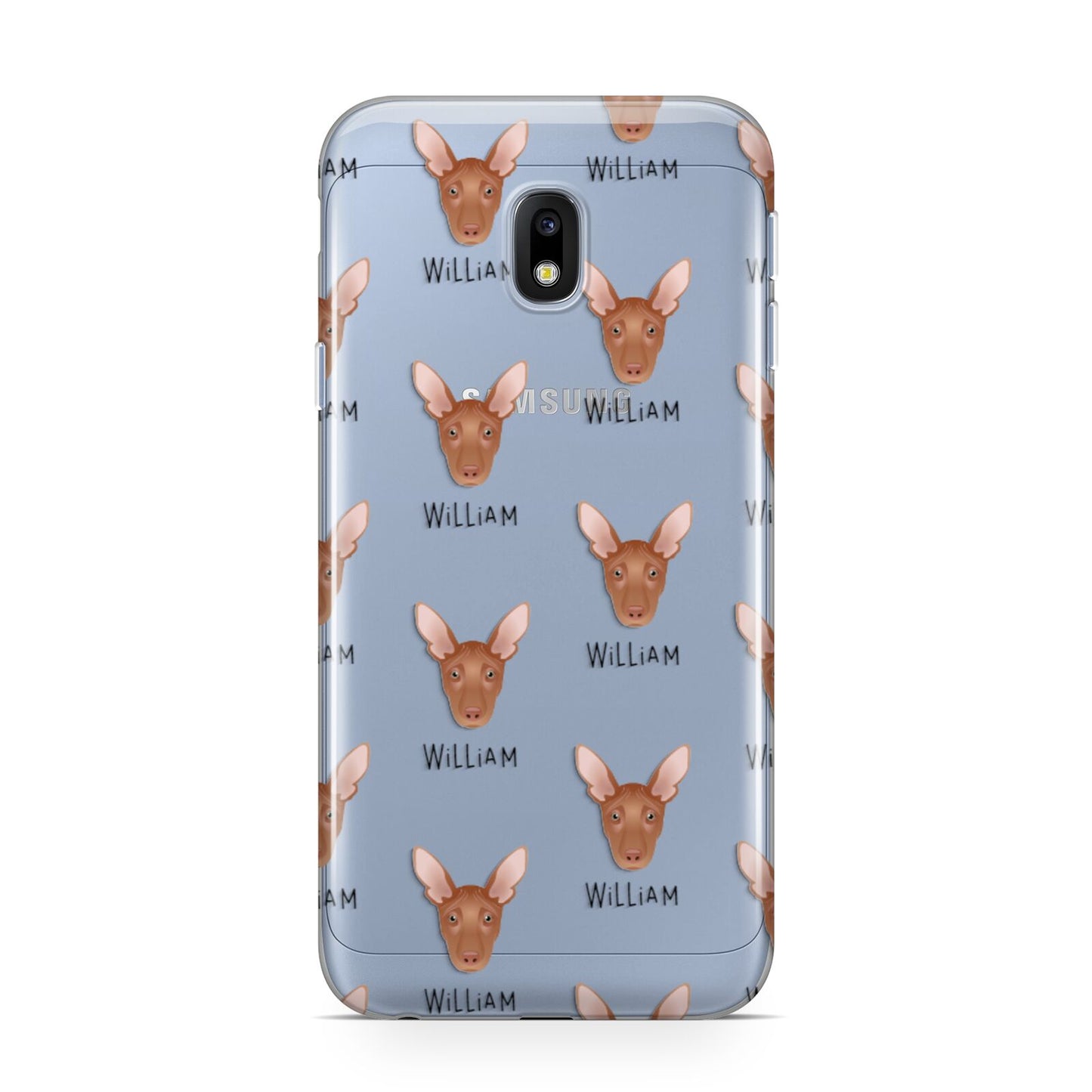 Pharaoh Hound Icon with Name Samsung Galaxy J3 2017 Case