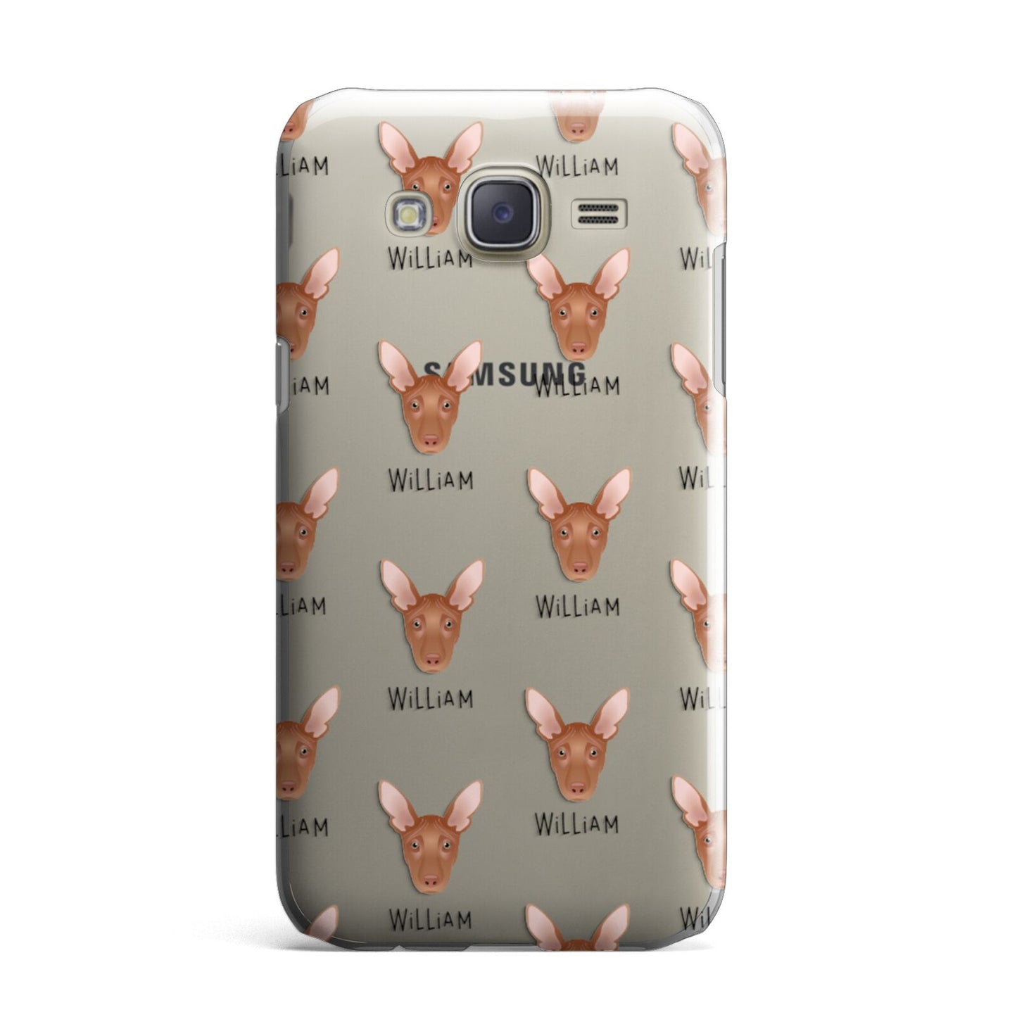 Pharaoh Hound Icon with Name Samsung Galaxy J7 Case