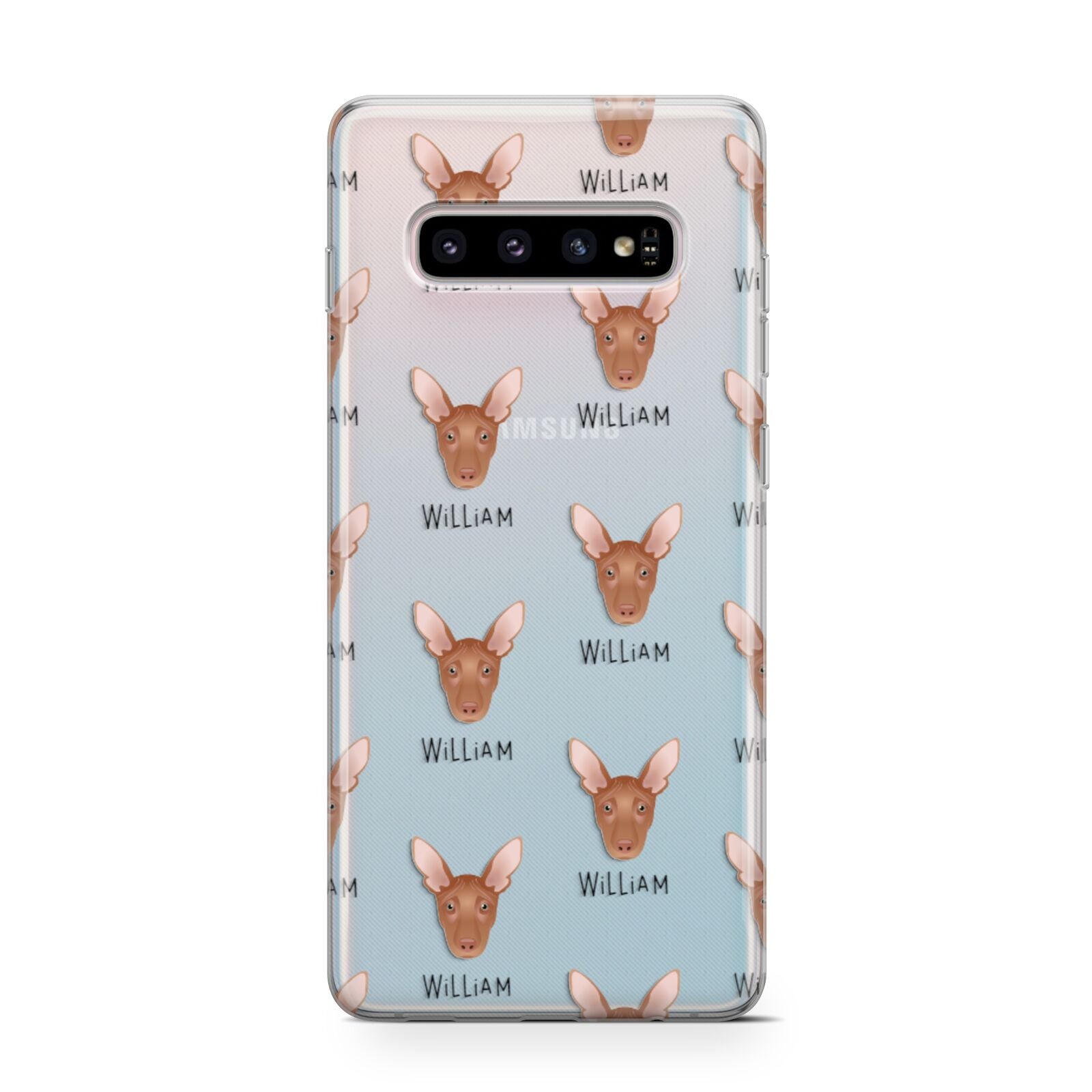 Pharaoh Hound Icon with Name Samsung Galaxy S10 Case