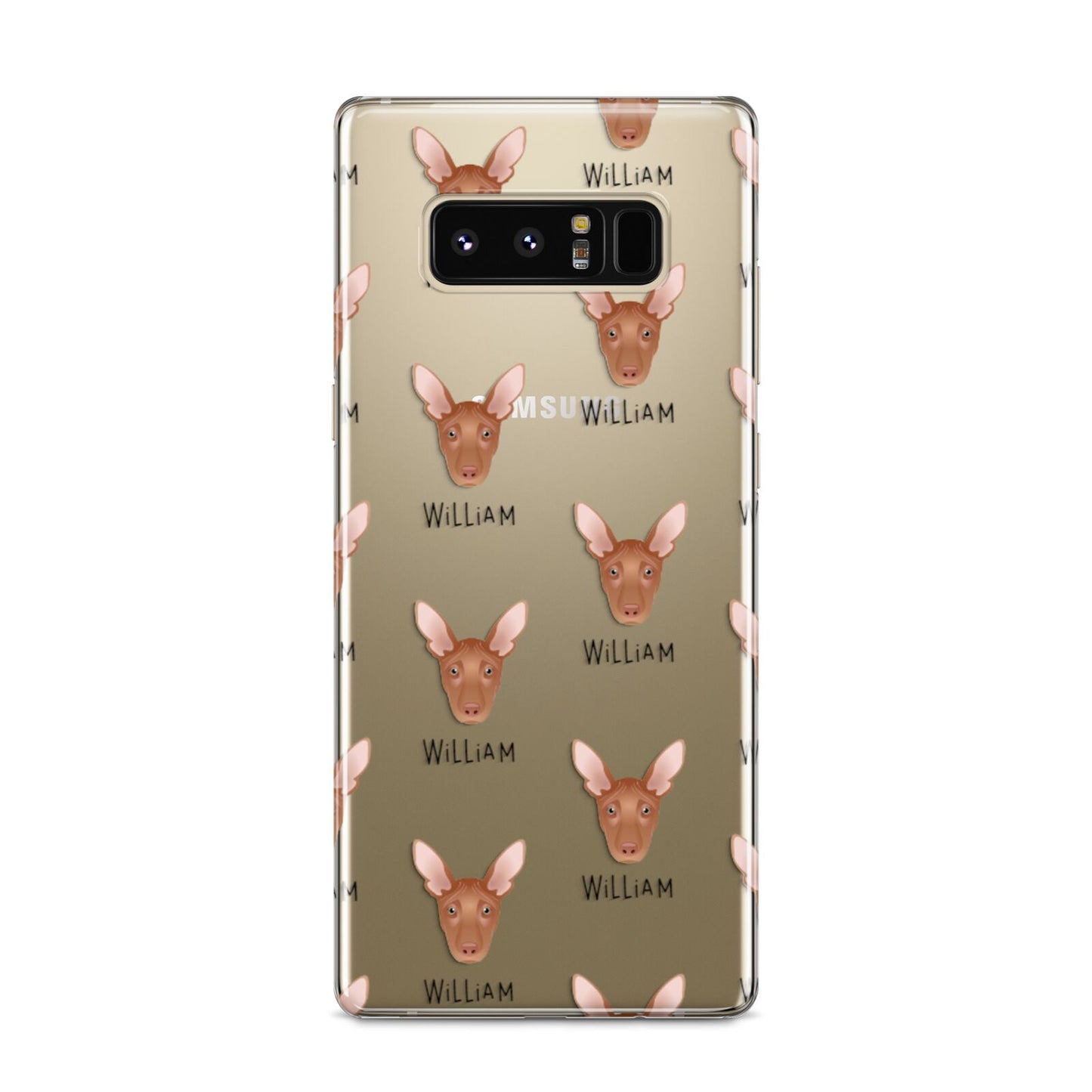 Pharaoh Hound Icon with Name Samsung Galaxy S8 Case