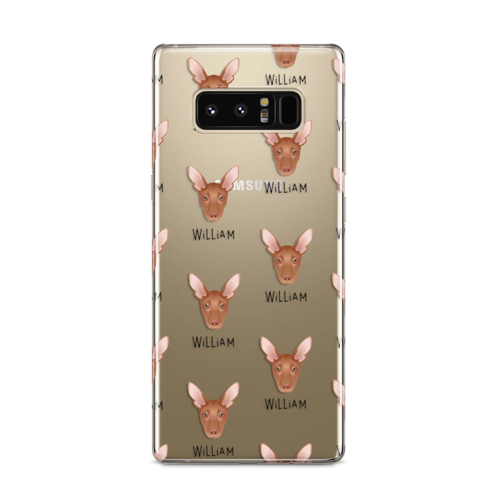 Pharaoh Hound Icon with Name Samsung Galaxy S8 Case