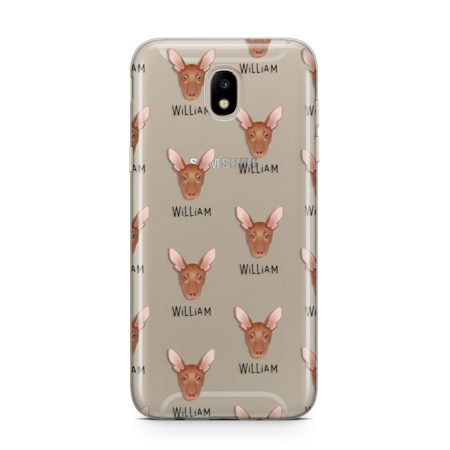 Pharaoh Hound Icon with Name Samsung J5 2017 Case
