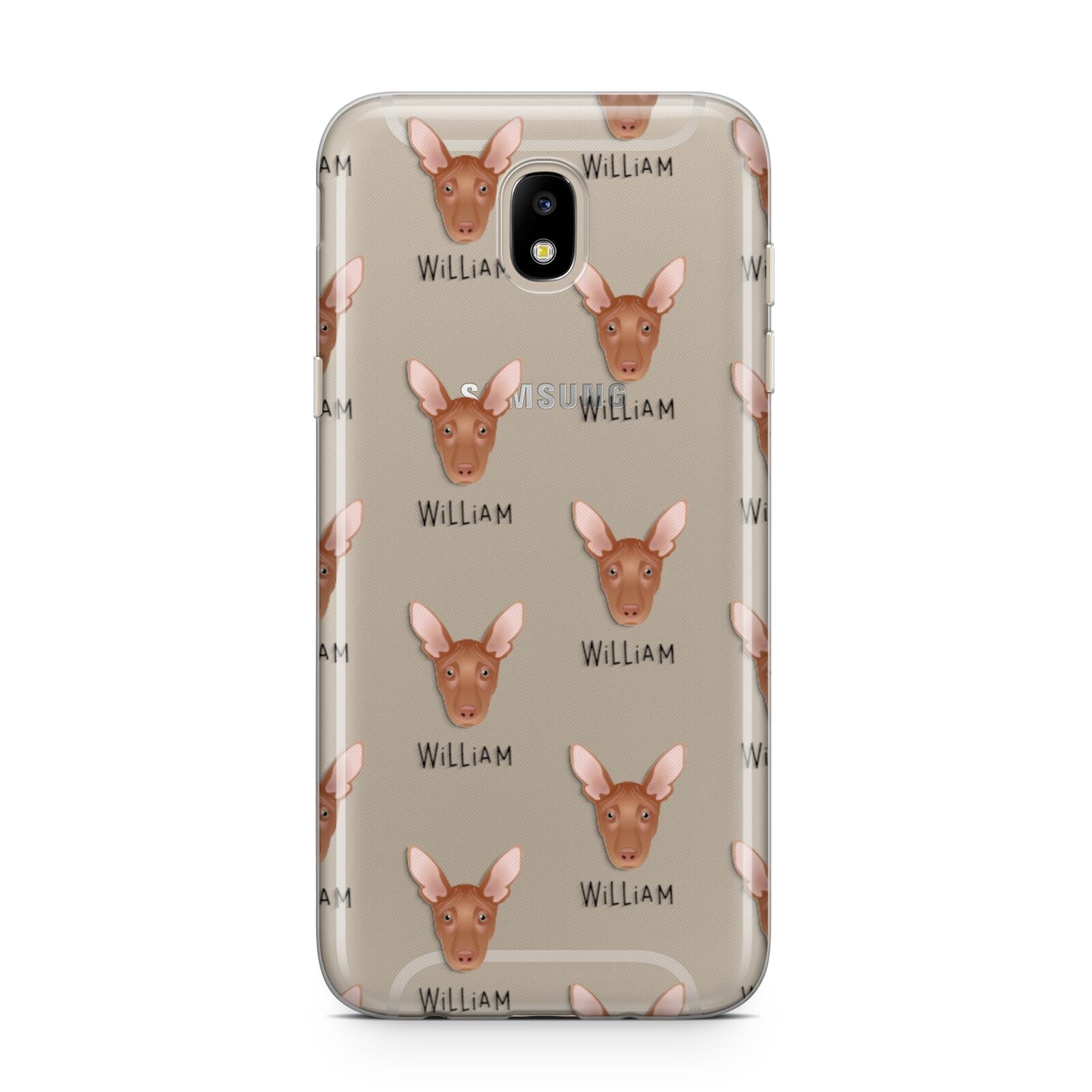 Pharaoh Hound Icon with Name Samsung J5 2017 Case