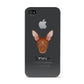 Pharaoh Hound Personalised Apple iPhone 4s Case