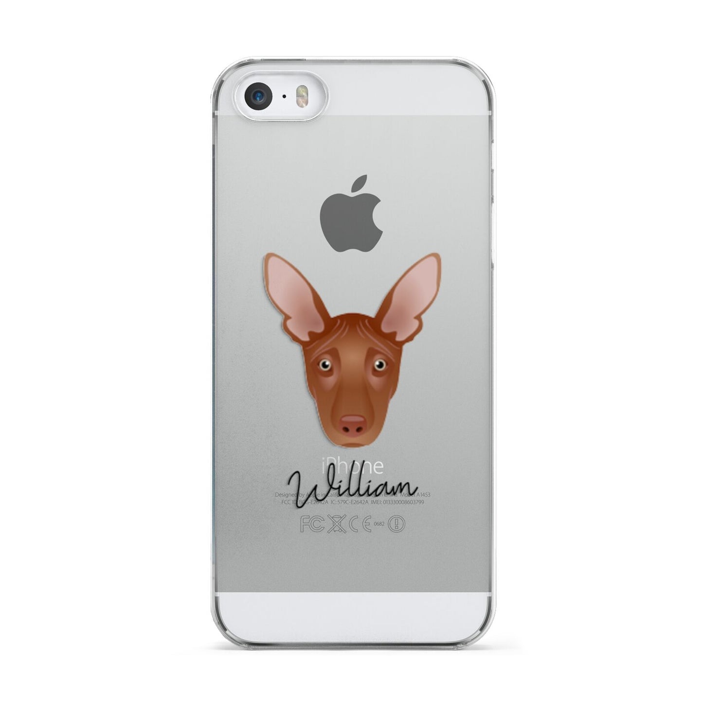 Pharaoh Hound Personalised Apple iPhone 5 Case