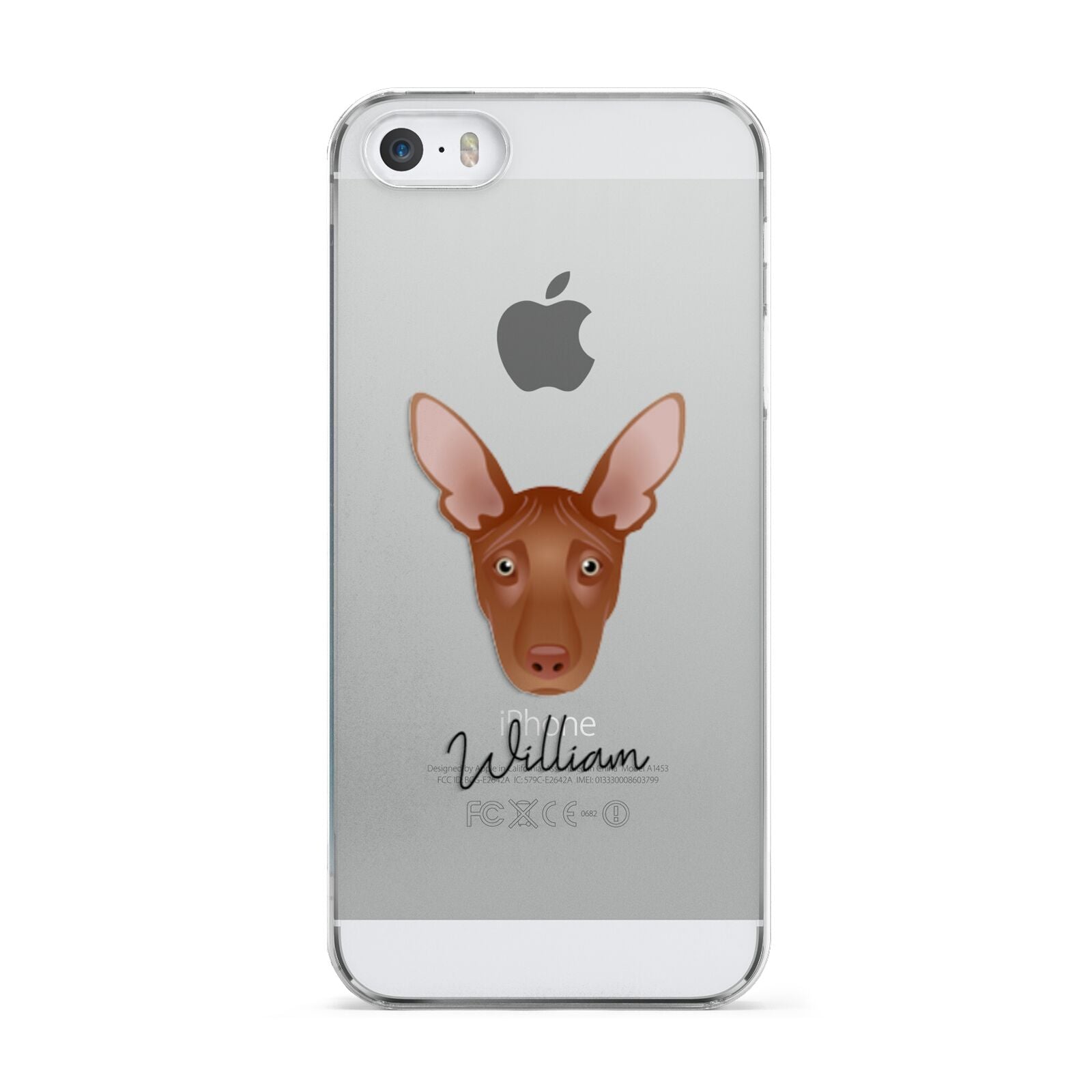 Pharaoh Hound Personalised Apple iPhone 5 Case