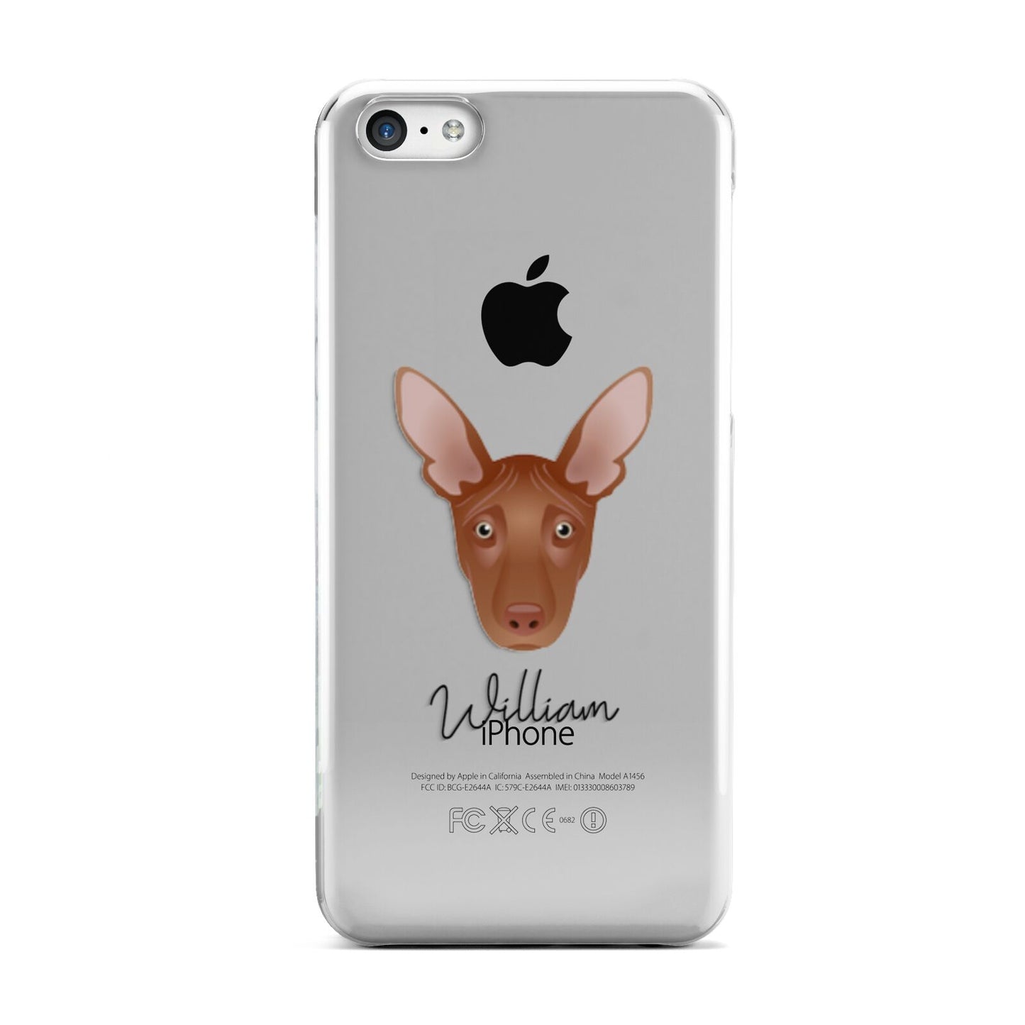Pharaoh Hound Personalised Apple iPhone 5c Case