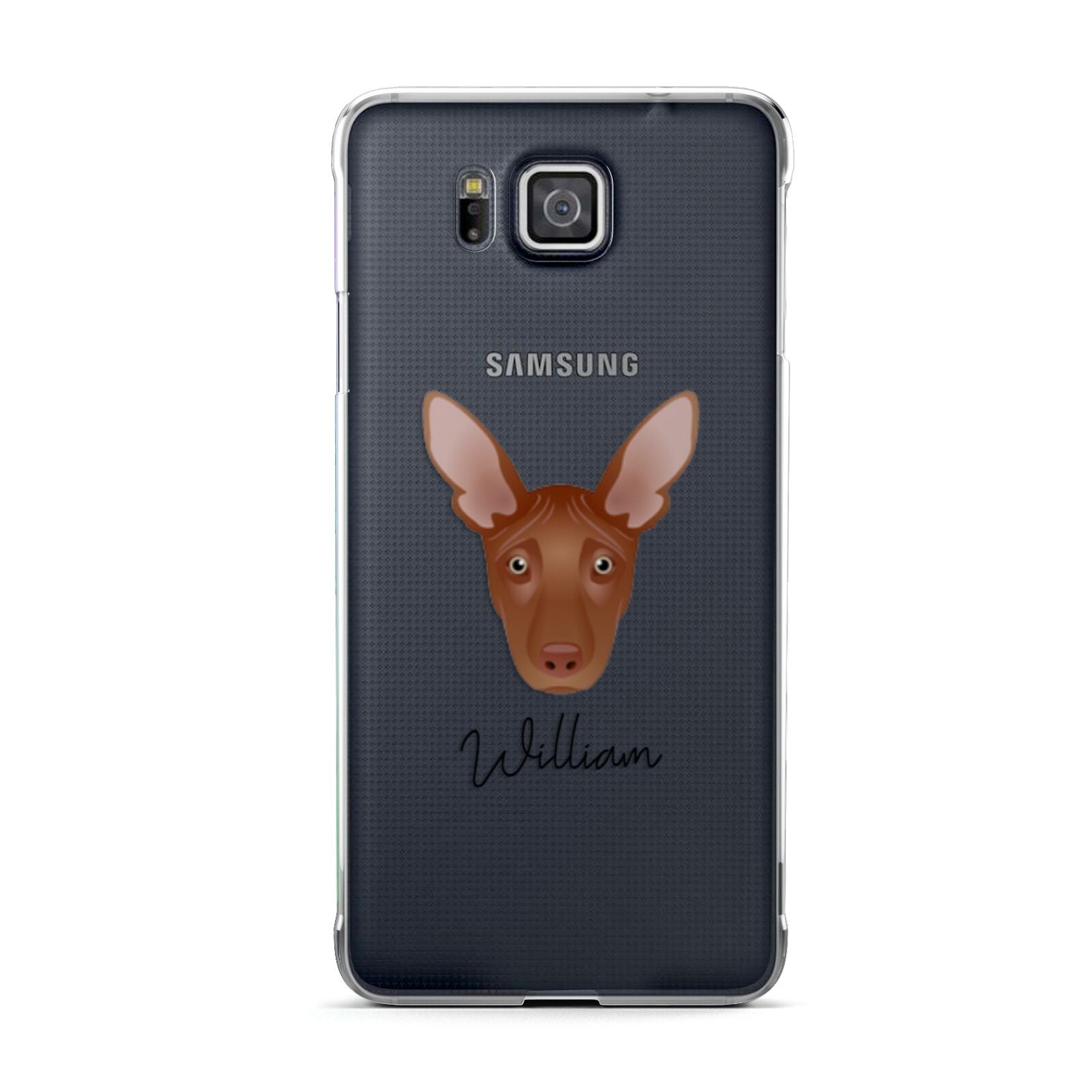 Pharaoh Hound Personalised Samsung Galaxy Alpha Case