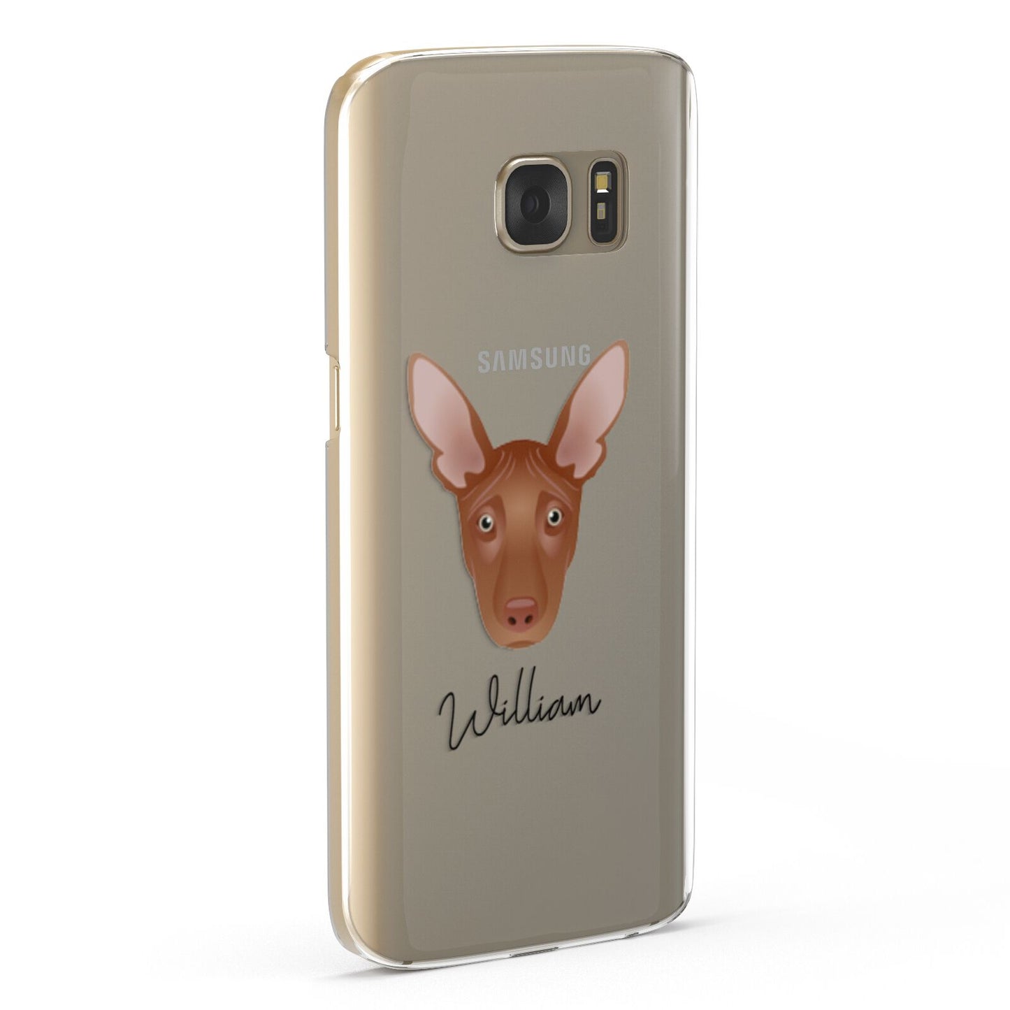 Pharaoh Hound Personalised Samsung Galaxy Case Fourty Five Degrees