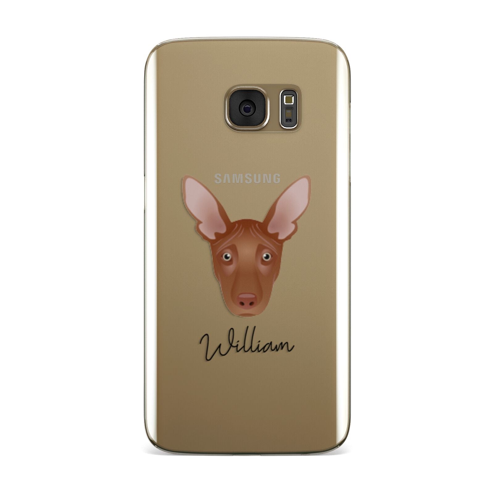 Pharaoh Hound Personalised Samsung Galaxy Case