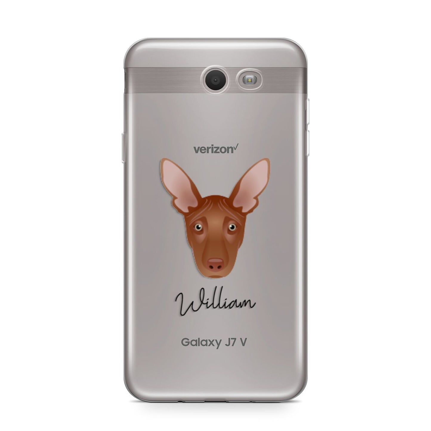 Pharaoh Hound Personalised Samsung Galaxy J7 2017 Case