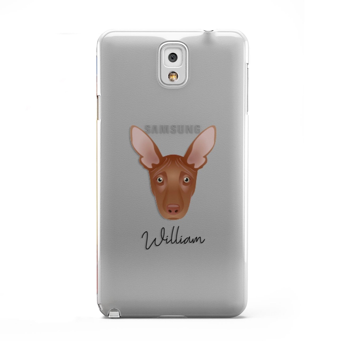 Pharaoh Hound Personalised Samsung Galaxy Note 3 Case