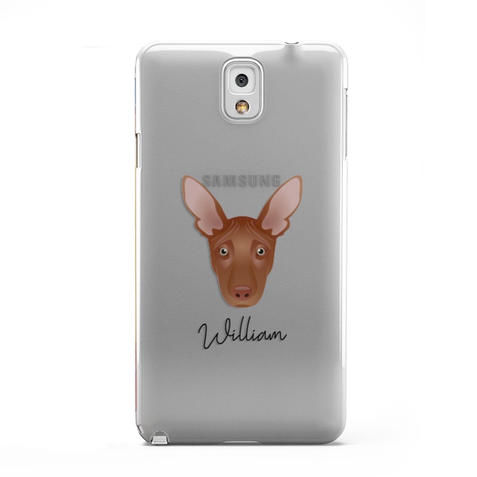 Pharaoh Hound Personalised Samsung Galaxy Note 3 Case