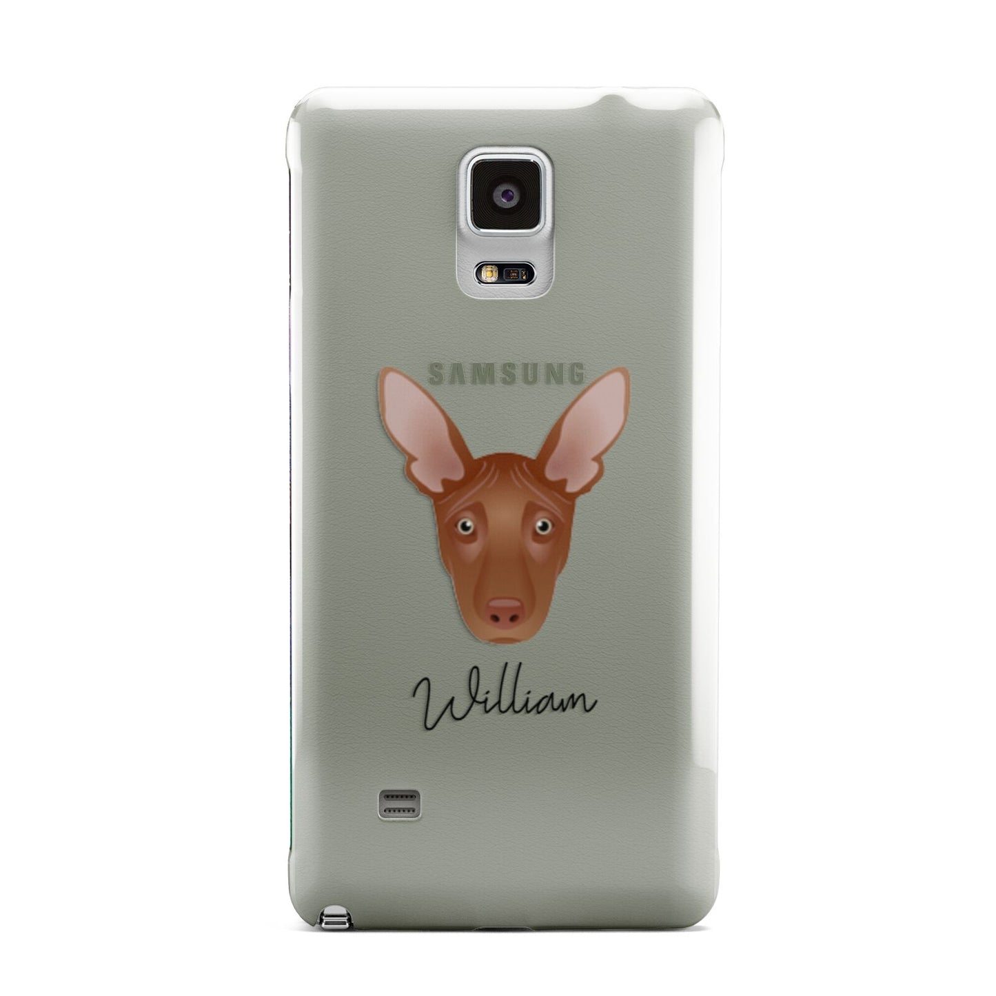 Pharaoh Hound Personalised Samsung Galaxy Note 4 Case