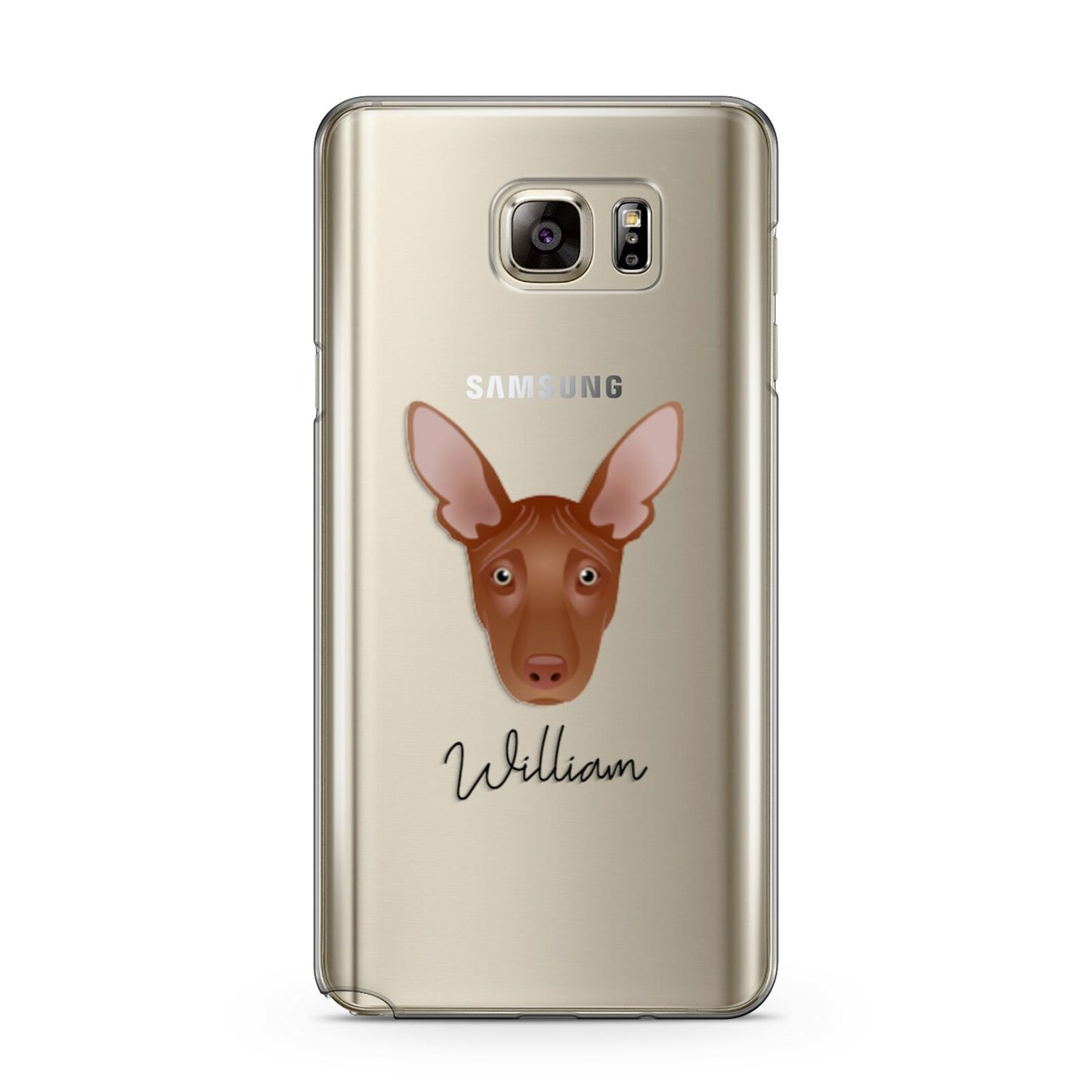 Pharaoh Hound Personalised Samsung Galaxy Note 5 Case