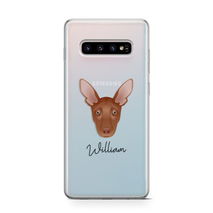 Pharaoh Hound Personalised Samsung Galaxy S10 Case