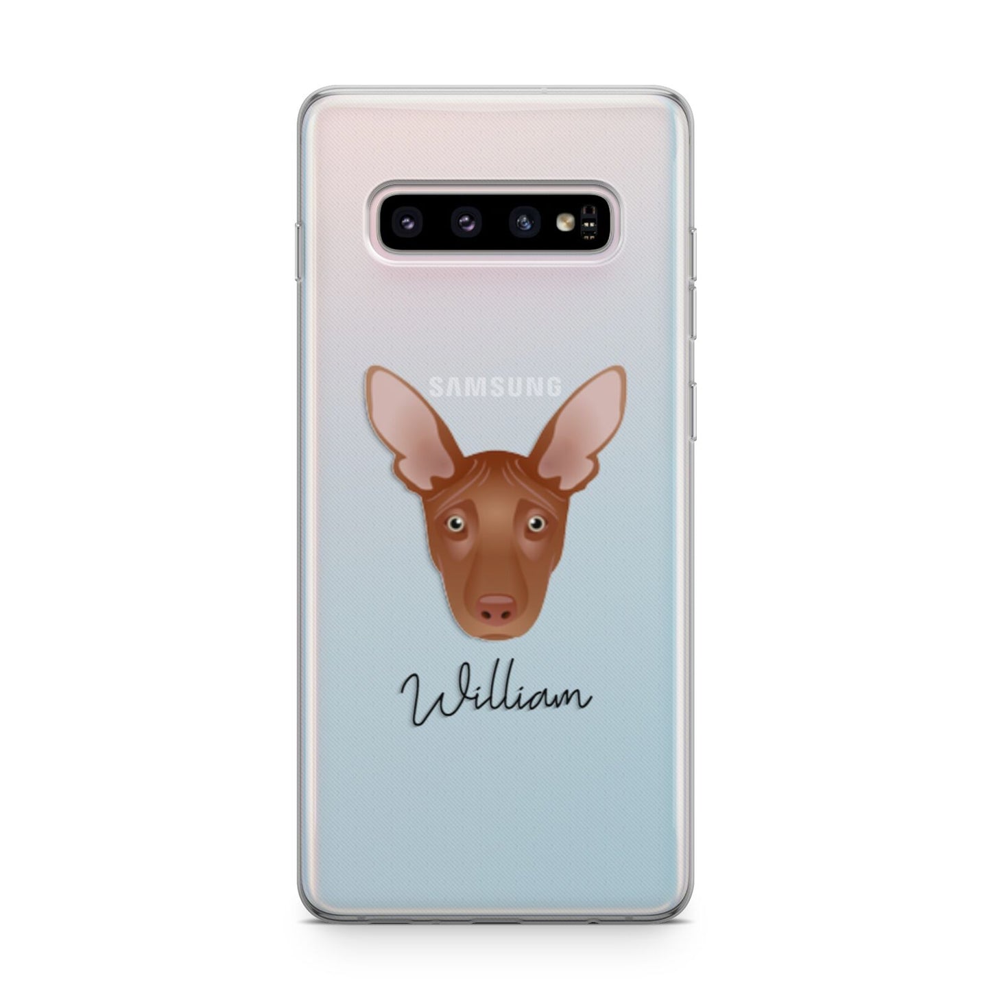 Pharaoh Hound Personalised Samsung Galaxy S10 Plus Case