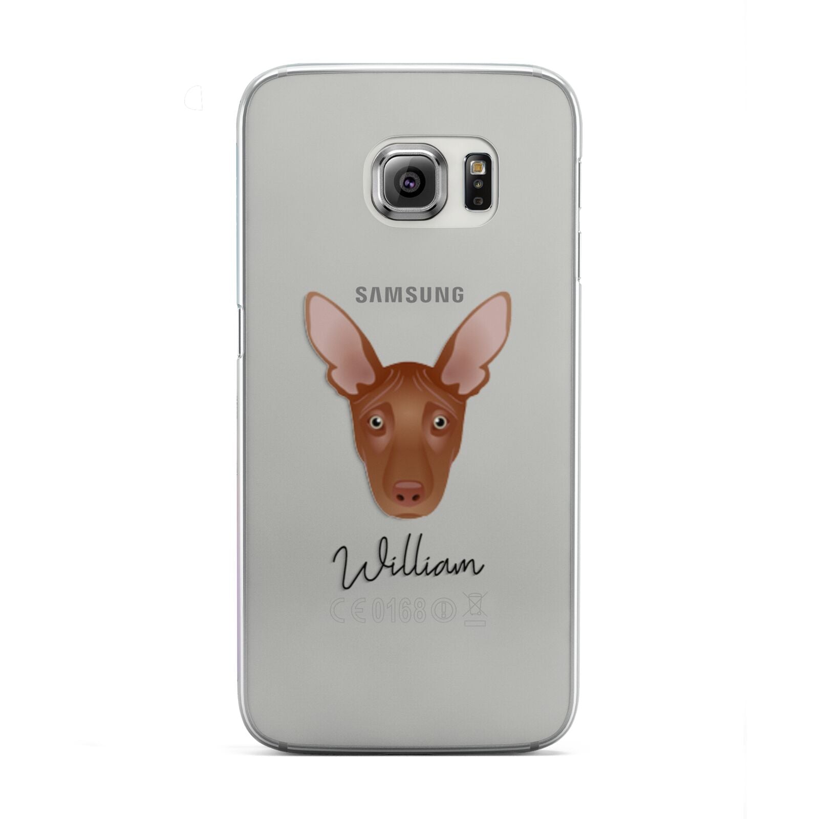 Pharaoh Hound Personalised Samsung Galaxy S6 Edge Case