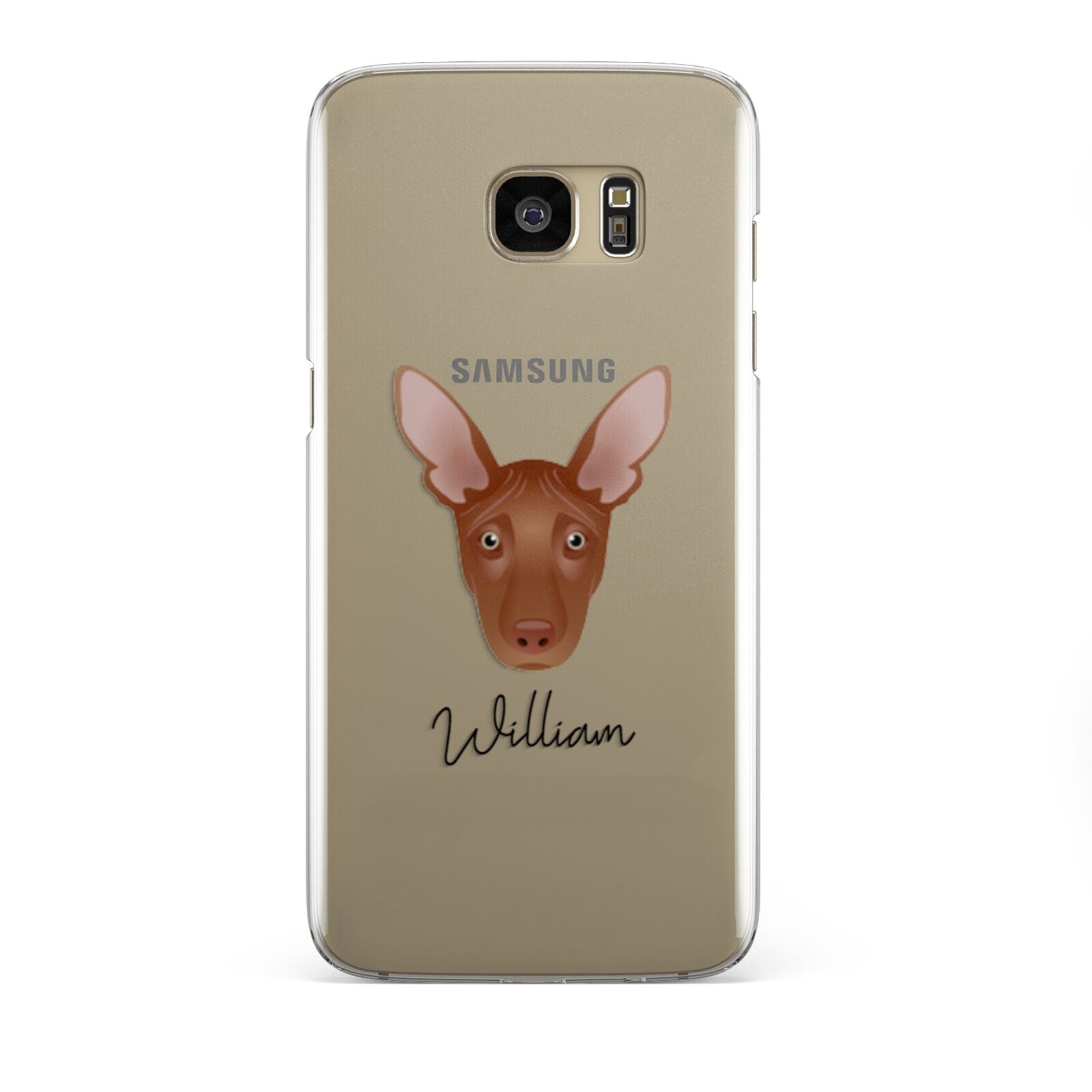 Pharaoh Hound Personalised Samsung Galaxy S7 Edge Case