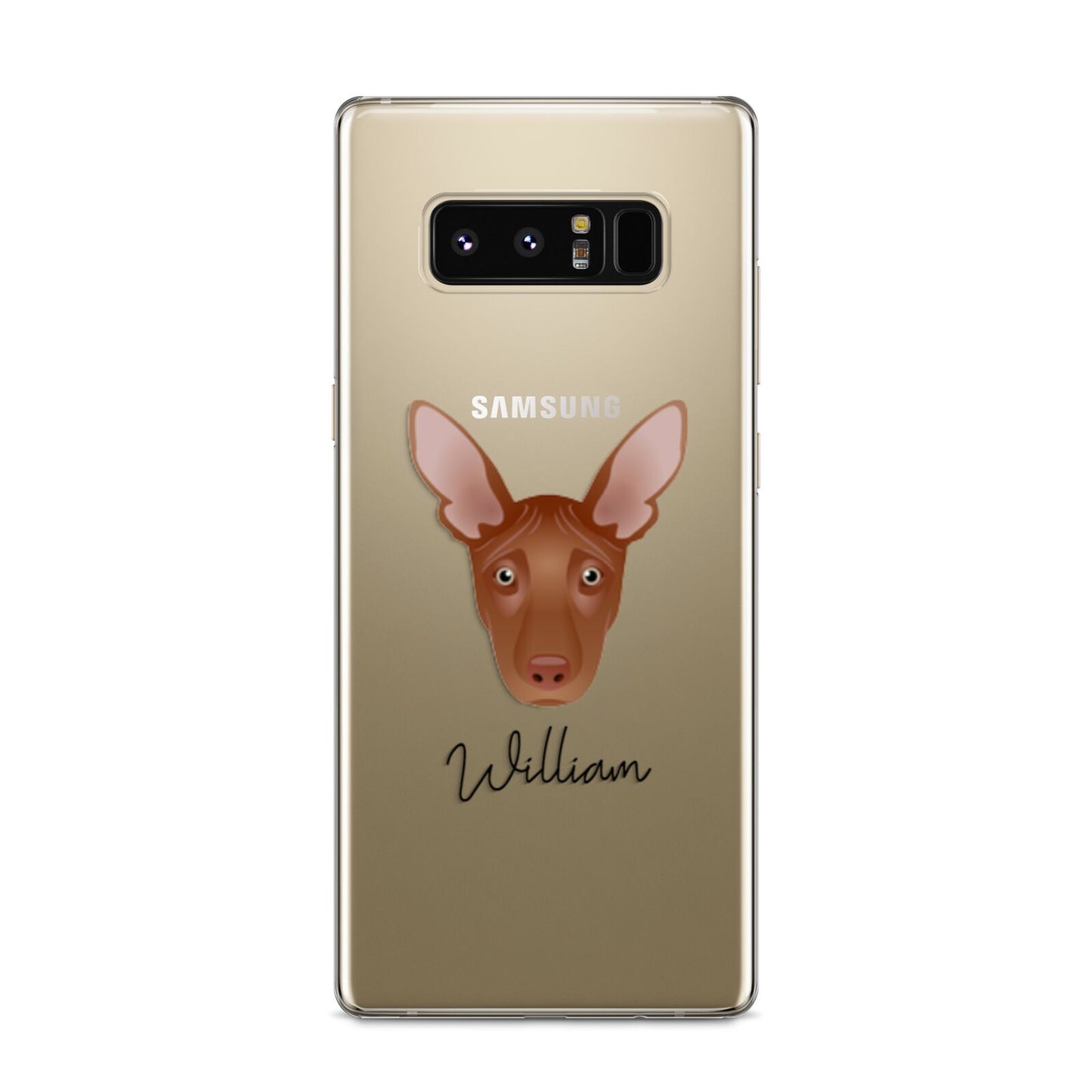 Pharaoh Hound Personalised Samsung Galaxy S8 Case