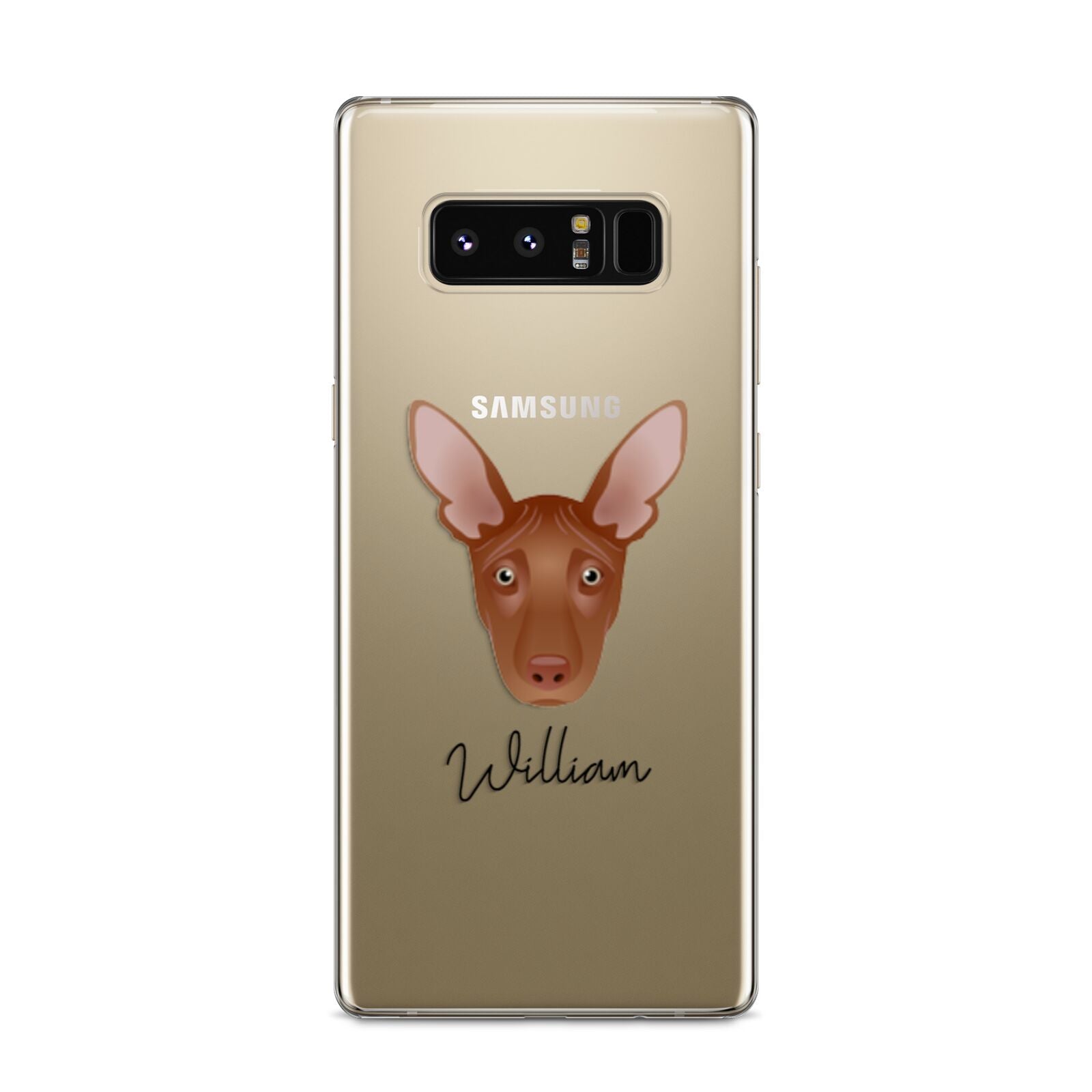 Pharaoh Hound Personalised Samsung Galaxy S8 Case