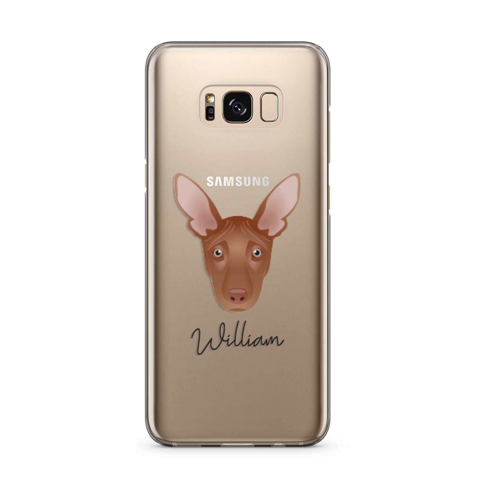 Pharaoh Hound Personalised Samsung Galaxy S8 Plus Case