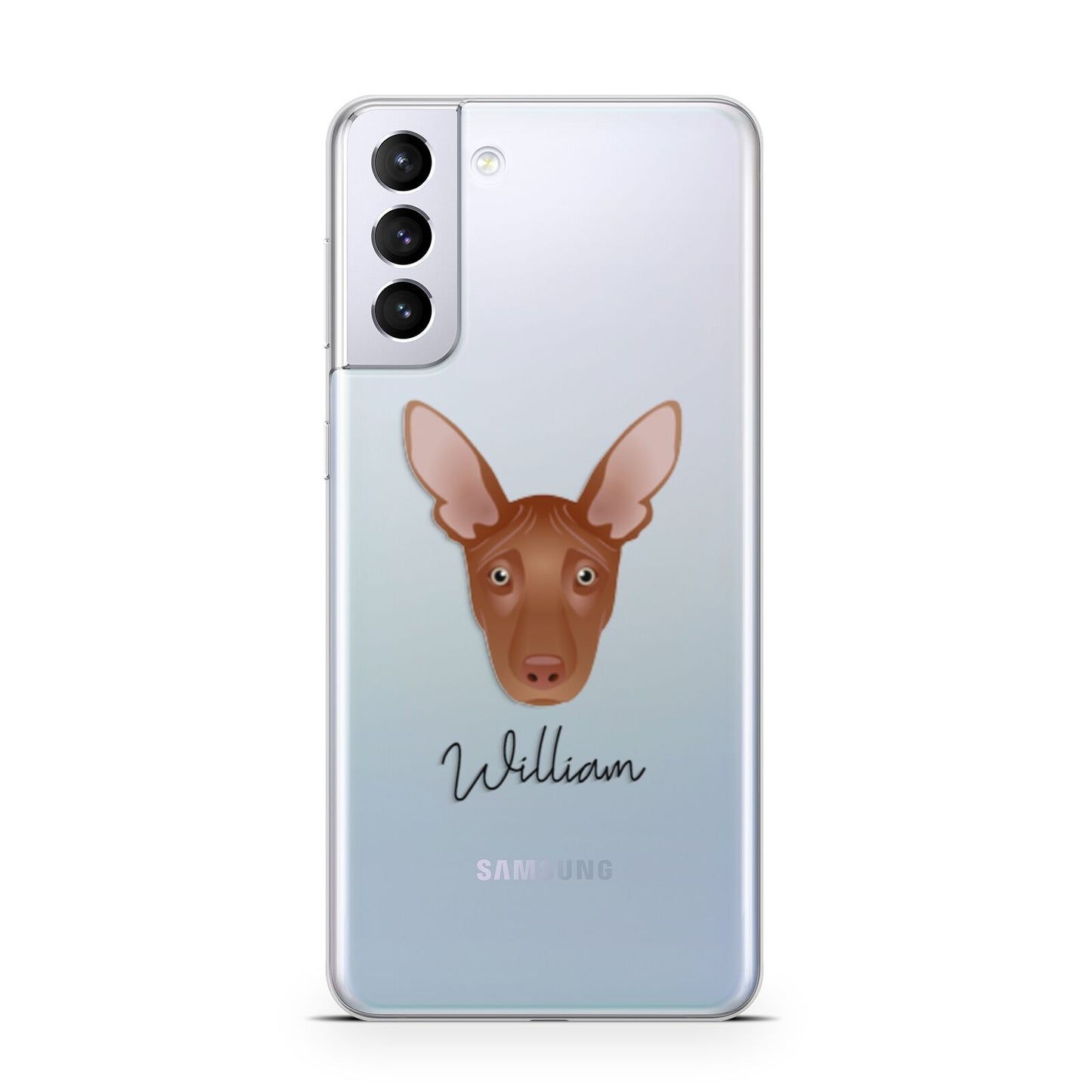Pharaoh Hound Personalised Samsung S21 Plus Phone Case