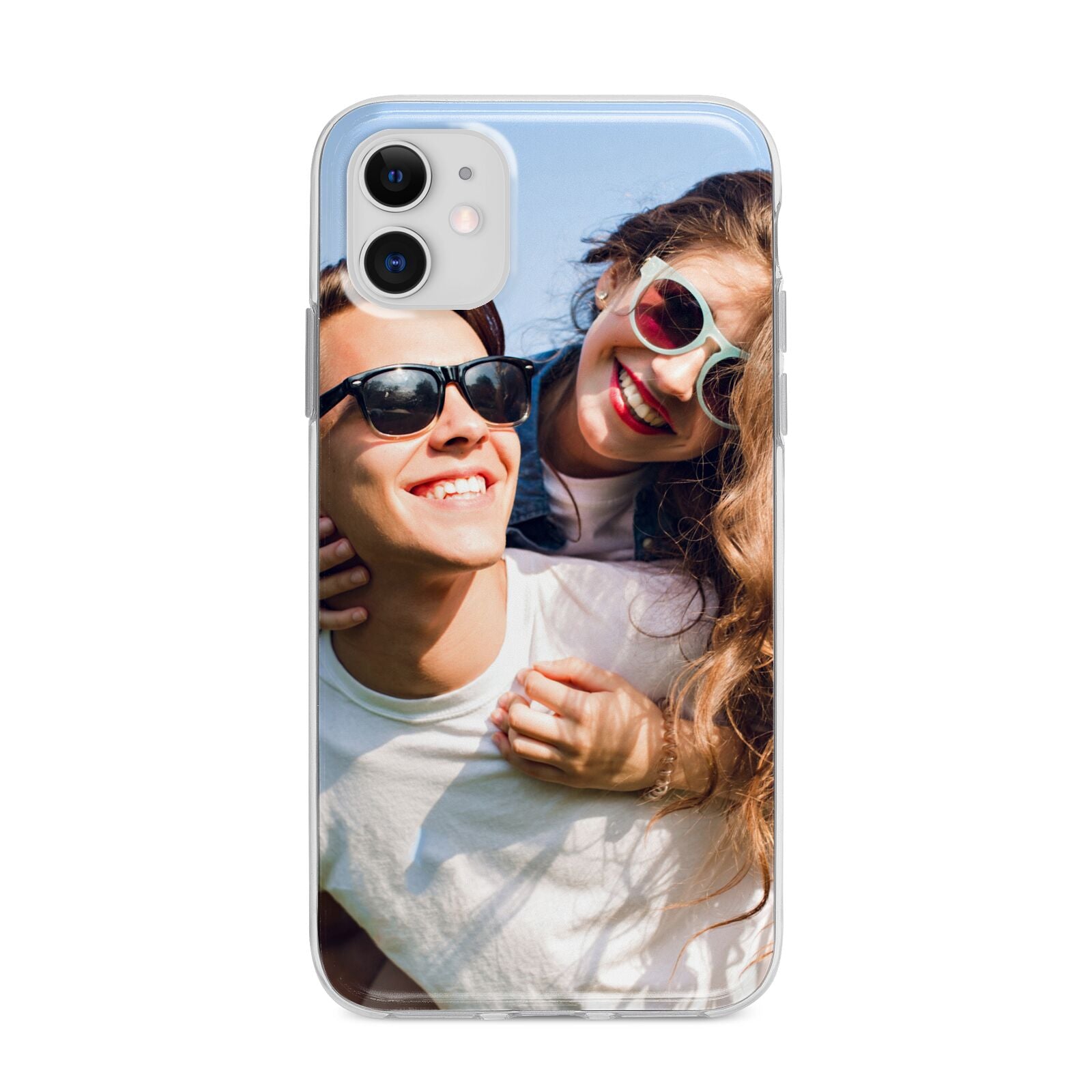 Photo Apple iPhone 11 in White with Bumper Case