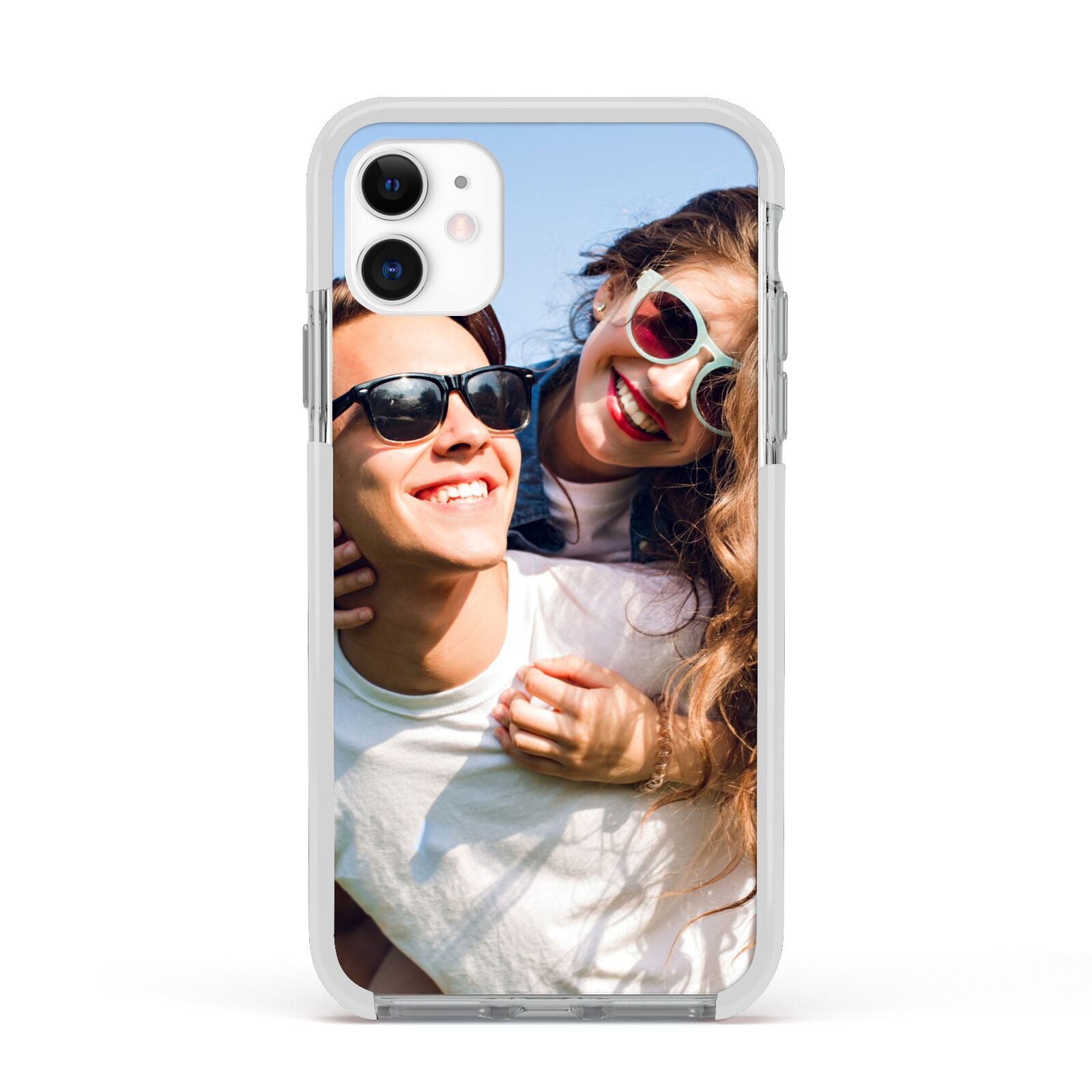 Photo Apple iPhone 11 in White with White Impact Case