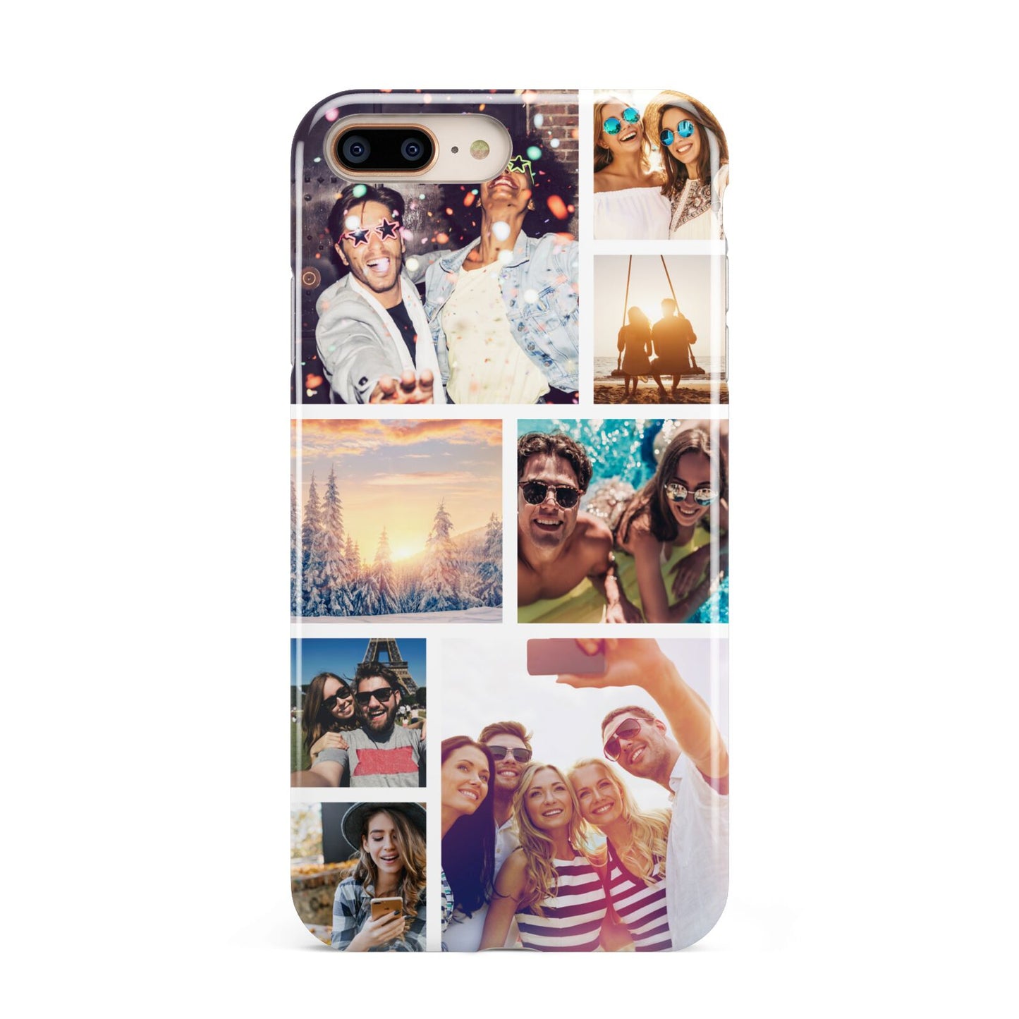 Photo Collage Apple iPhone 7 8 Plus 3D Tough Case