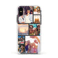 Photo Collage Apple iPhone Xs Impact Case White Edge on Black Phone
