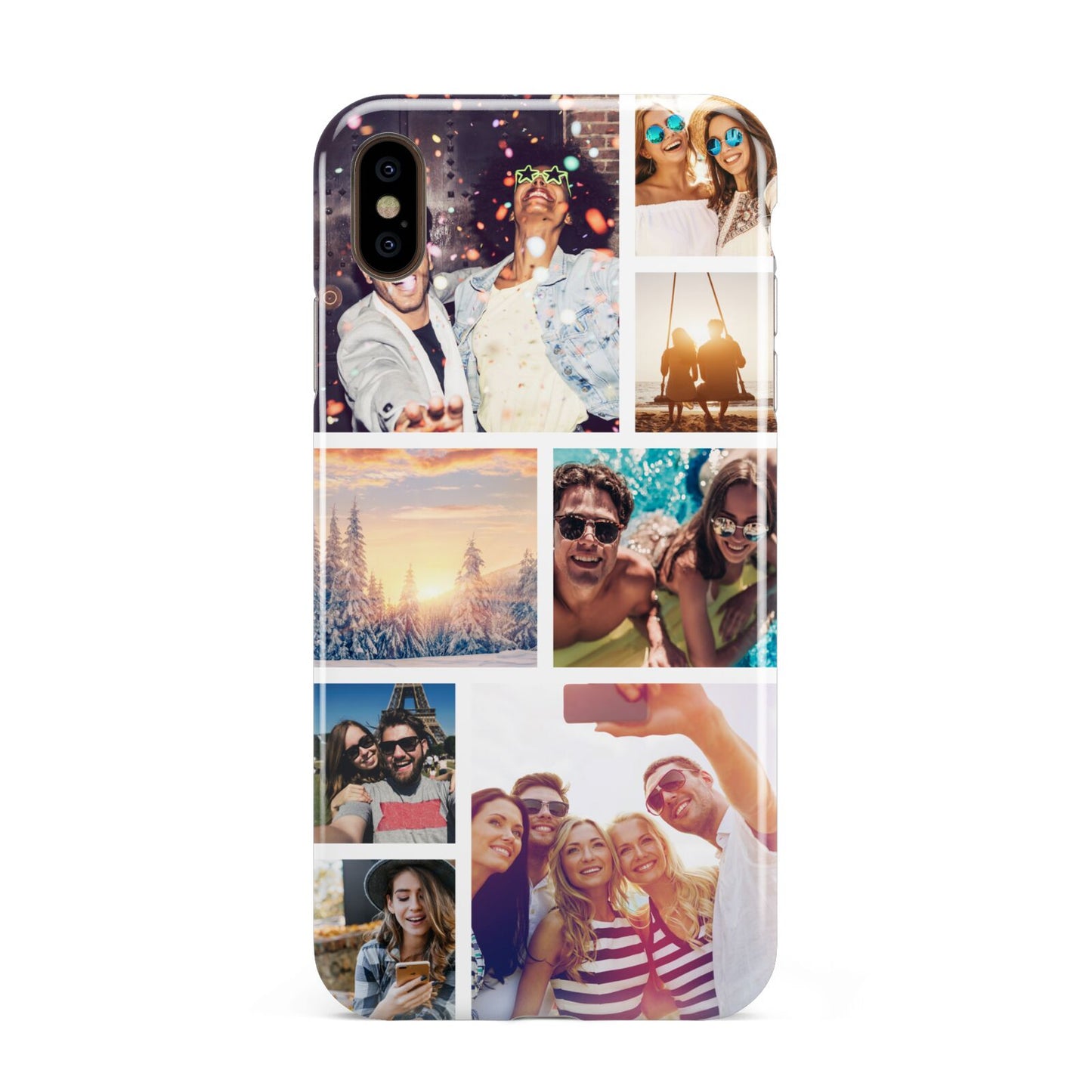 Photo Collage Apple iPhone Xs Max 3D Tough Case