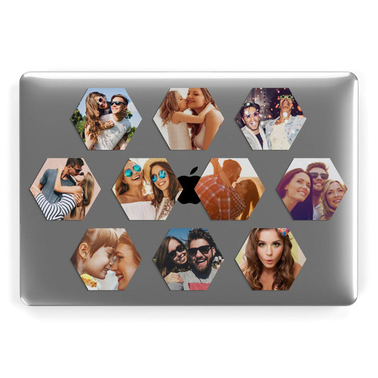 Photo Collage Hexagon Apple MacBook Case