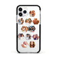 Photo Collage Hexagon Apple iPhone 11 Pro in Silver with Black Impact Case