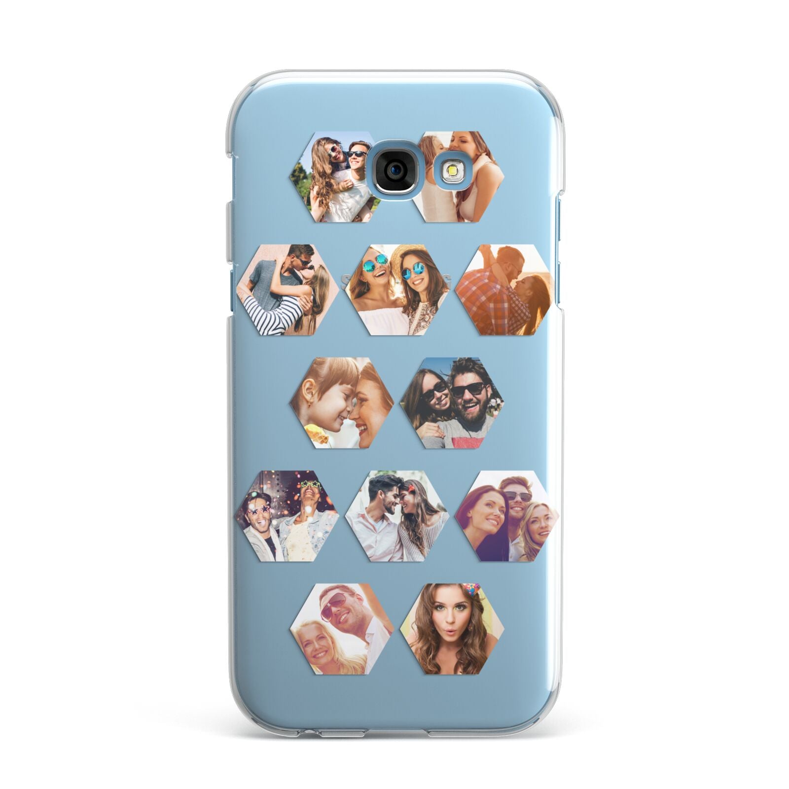 Photo Collage Hexagon Samsung Galaxy A7 2017 Case