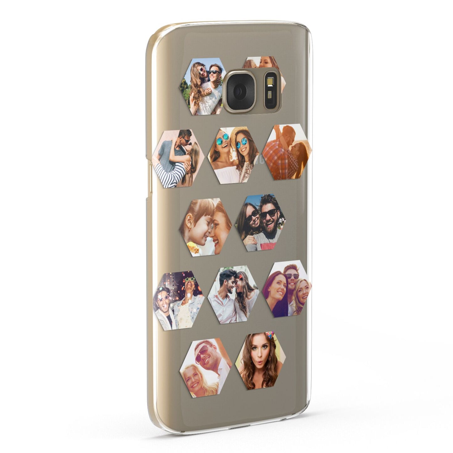 Photo Collage Hexagon Samsung Galaxy Case Fourty Five Degrees