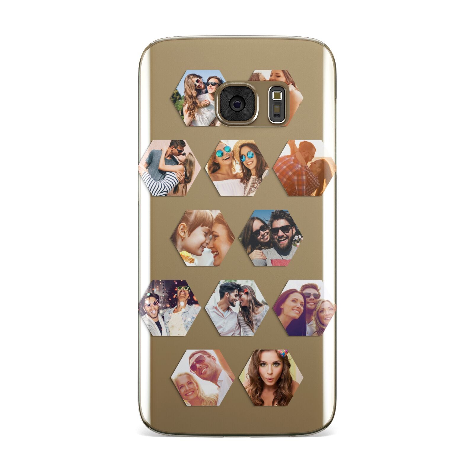 Photo Collage Hexagon Samsung Galaxy Case