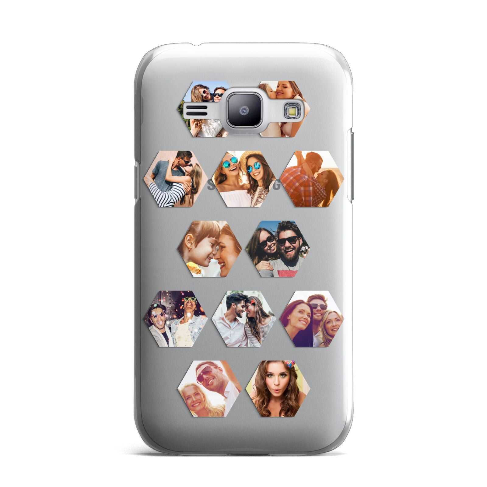 Photo Collage Hexagon Samsung Galaxy J1 2015 Case