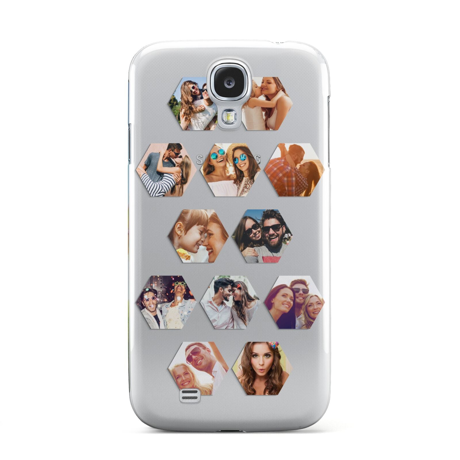 Photo Collage Hexagon Samsung Galaxy S4 Case