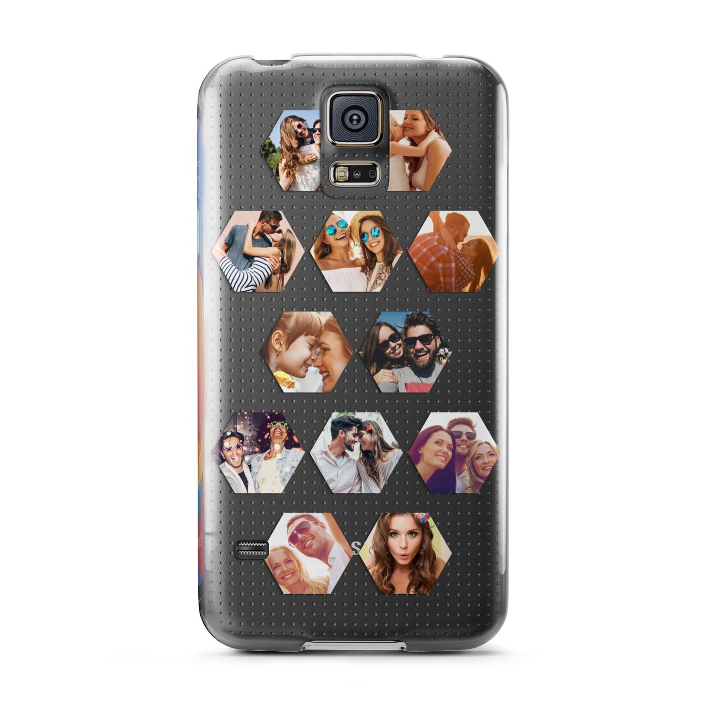 Photo Collage Hexagon Samsung Galaxy S5 Case