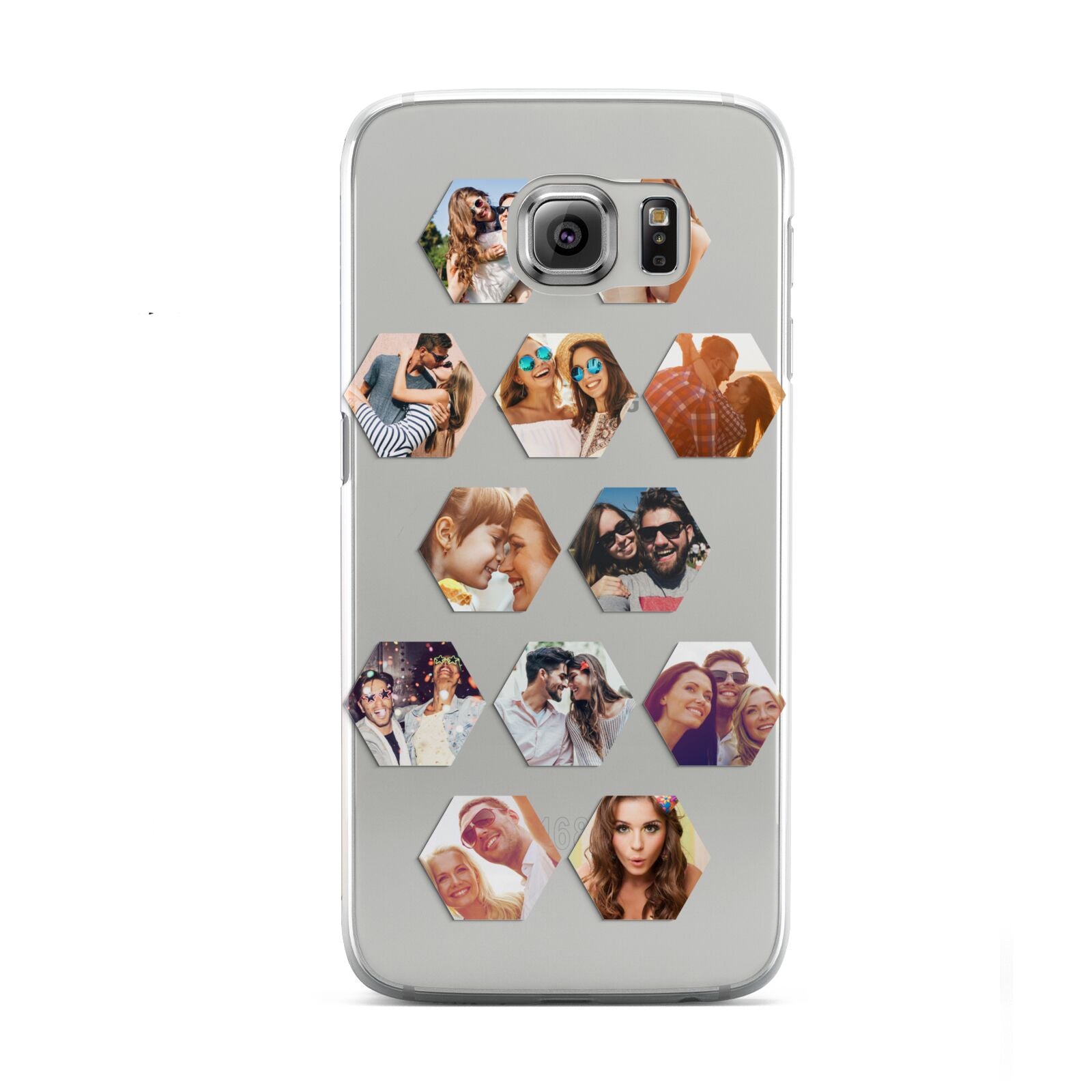 Photo Collage Hexagon Samsung Galaxy S6 Case
