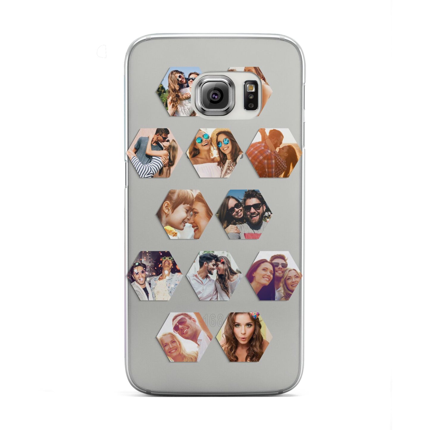 Photo Collage Hexagon Samsung Galaxy S6 Edge Case