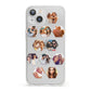 Photo Collage Hexagon iPhone 13 Clear Bumper Case