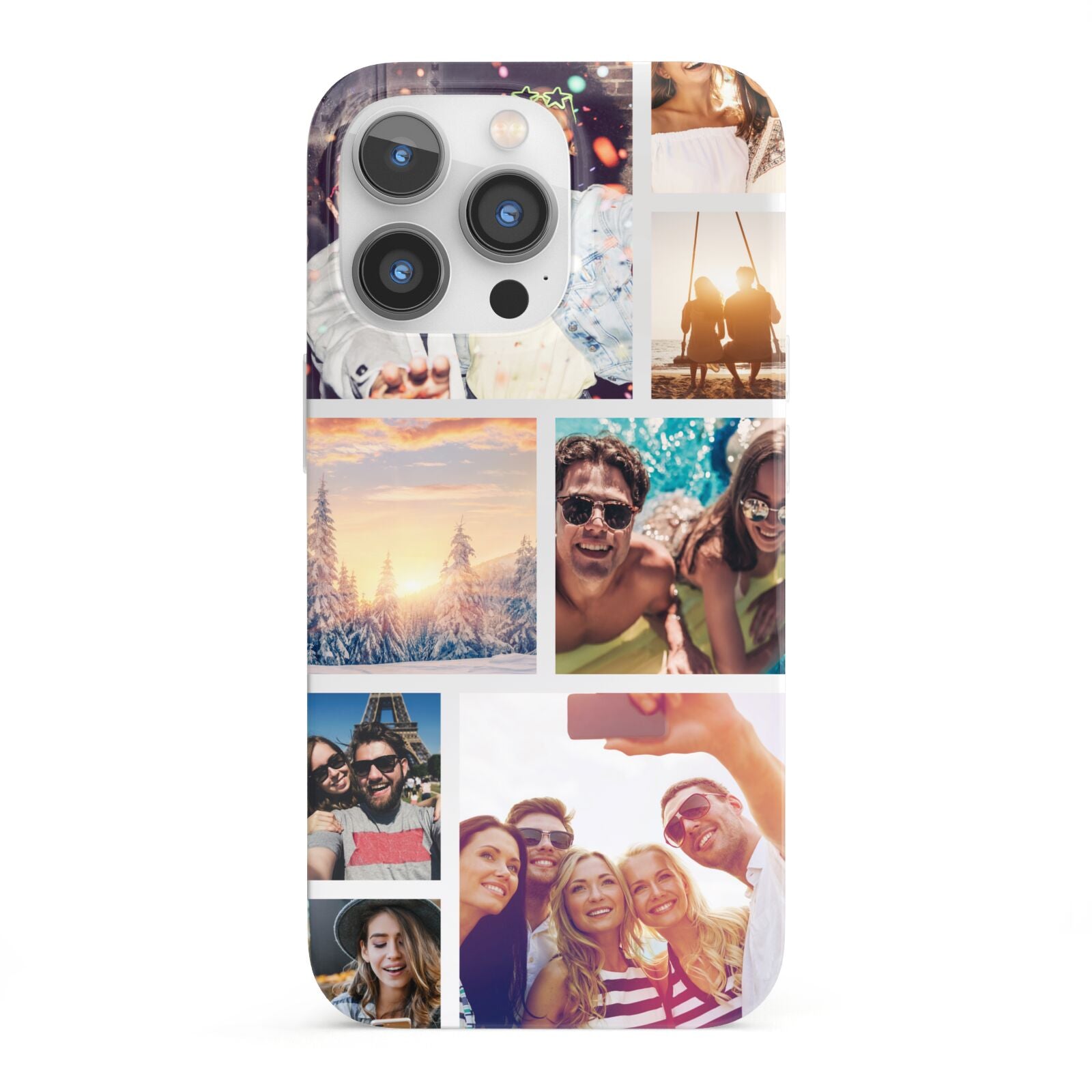 Photo Collage iPhone 13 Pro Full Wrap 3D Snap Case