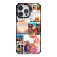 Photo Collage iPhone 14 Pro Max Black Impact Case on Silver phone